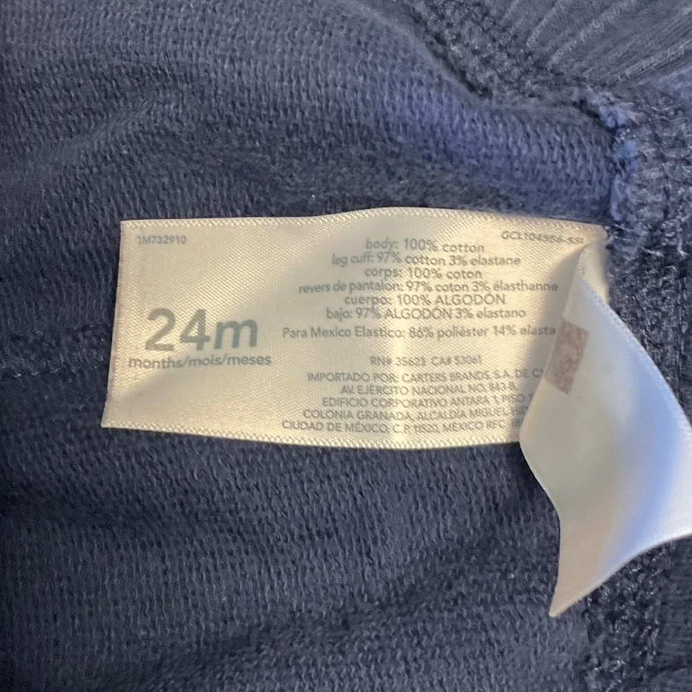Carter's Dark Blue Kids Joggers